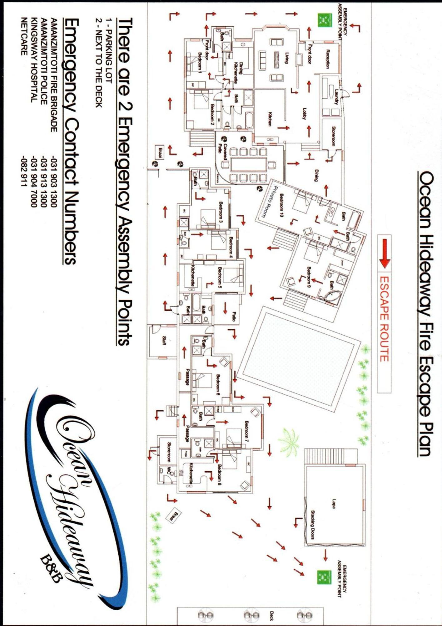 Ocean Hideaway Bed And Breakfast Amanzimtoti Eksteriør bilde
